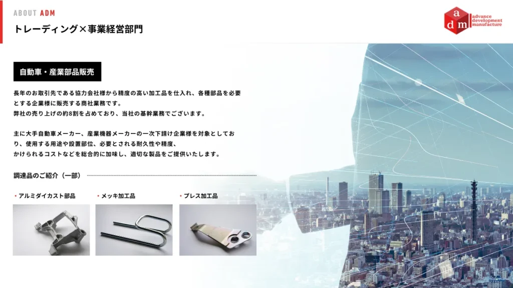 トレーディング×事業経営部門